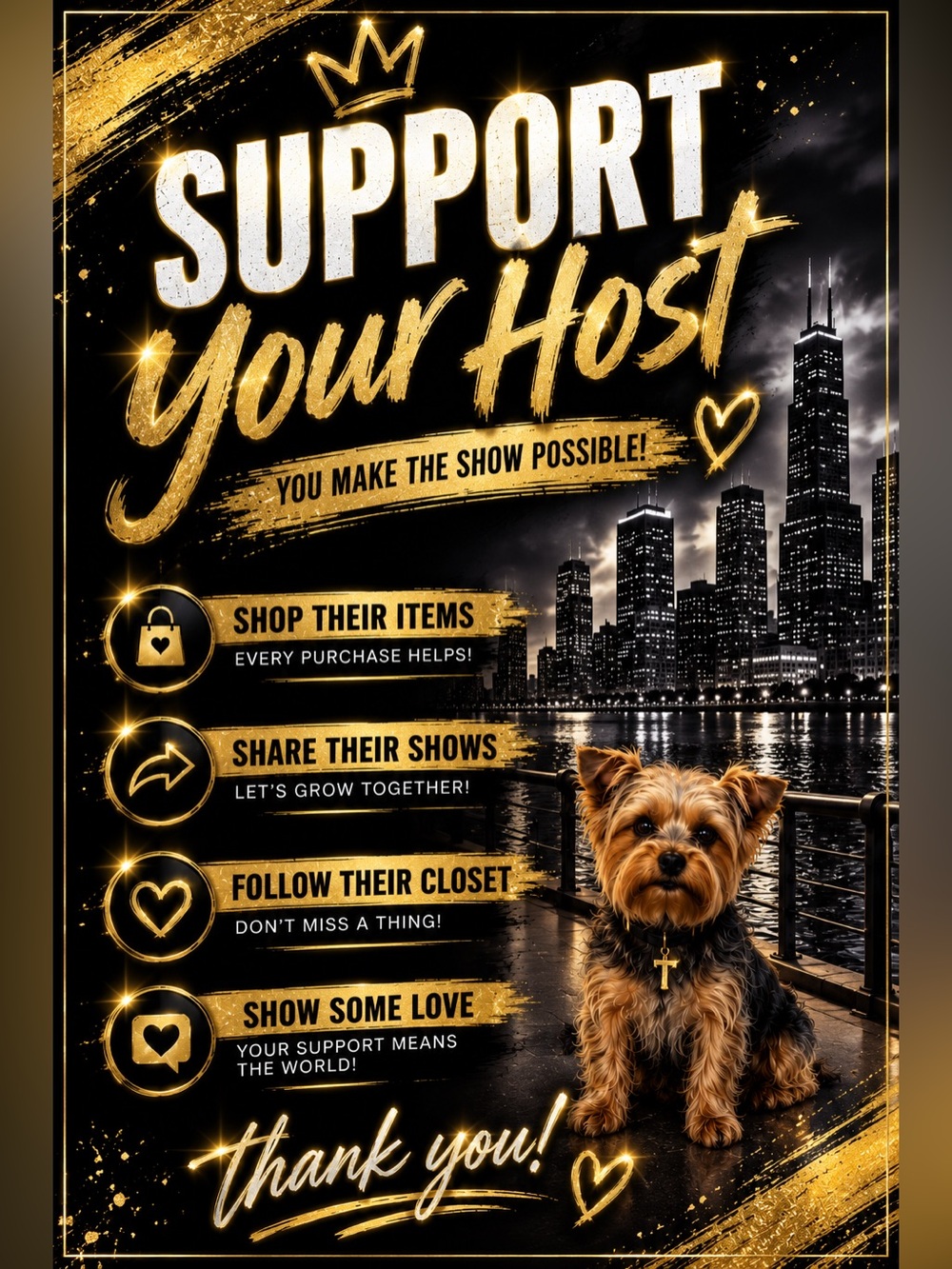 Host Support💛